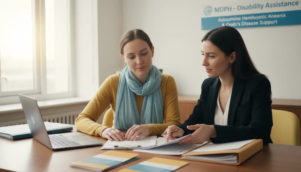 découvrez comment effectuer les démarches auprès de la mdph pour bénéficier de l'allocation aux adultes handicapés (aah) en cas de maladie de crohn. guide complet et conseils pratiques.