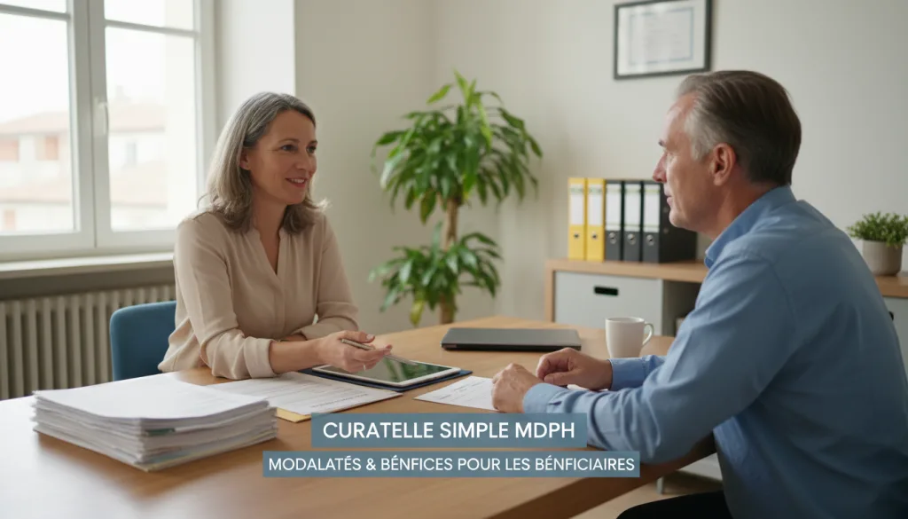 découvrez les modalités de la curatelle simple par la mdph et les avantages qu'elle offre aux bénéficiaires pour une protection juridique adaptée.